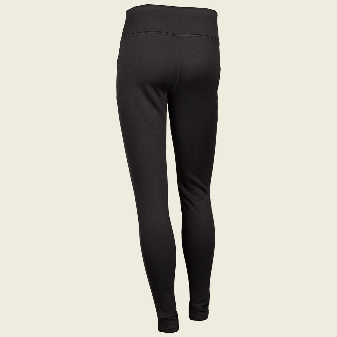 Black leggings on a white background