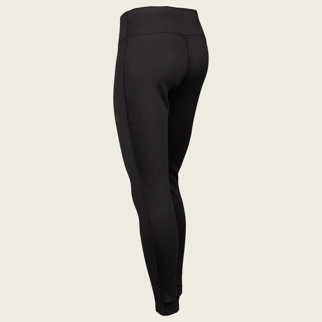 Black leggings on a white background