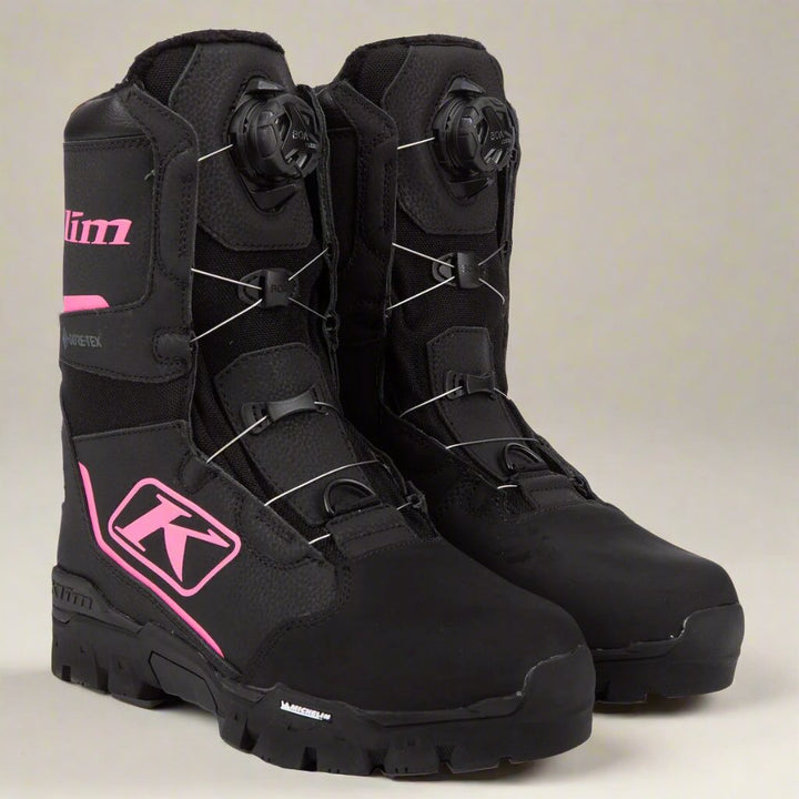 Klim Aurora GTX BOA Boot Black Knockout Pink