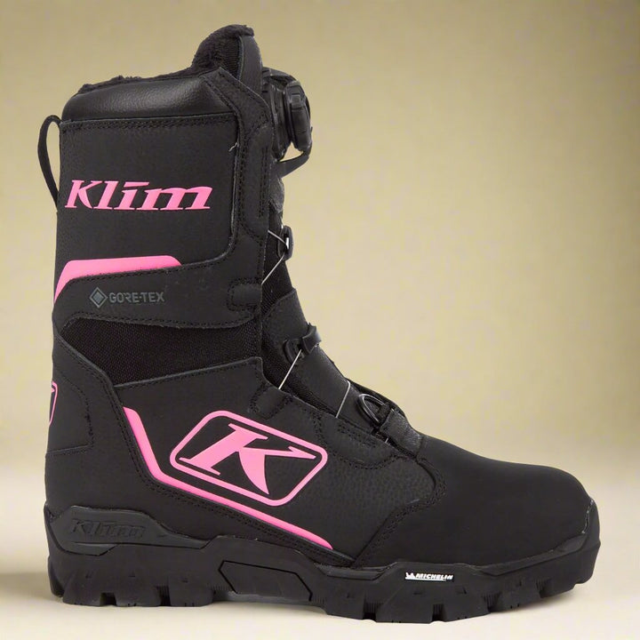 Klim Aurora GTX BOA Boot Black Knockout Pink