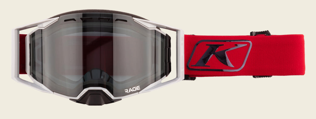 Klim Rage Goggle | Foundation Chili Pepper Smoke Tint 