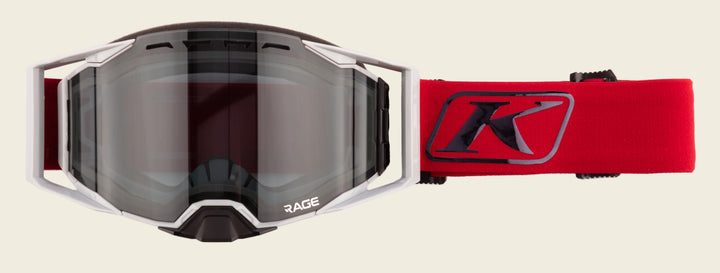 Klim Rage Goggle | Foundation Chili Pepper Smoke Tint 