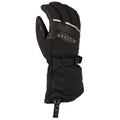 Black glove with brand logo on a white background