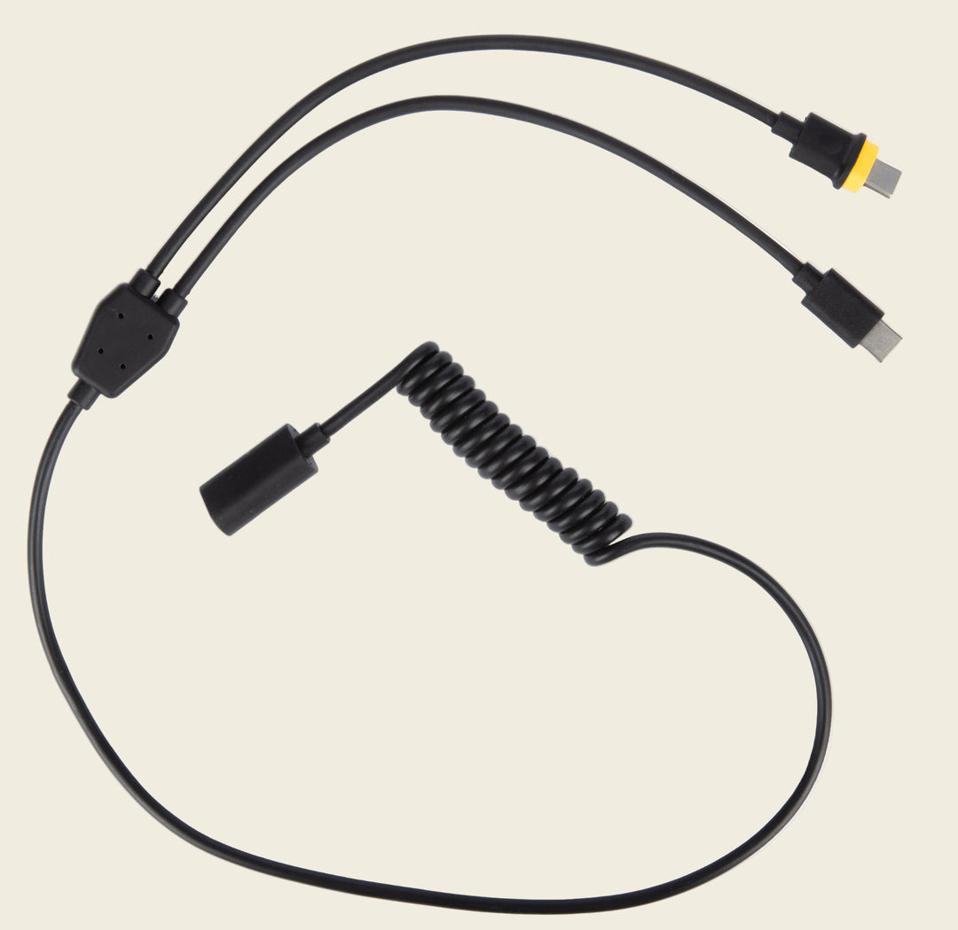 Klim eFire Goggle USB C 2-in-1 Extension Cable