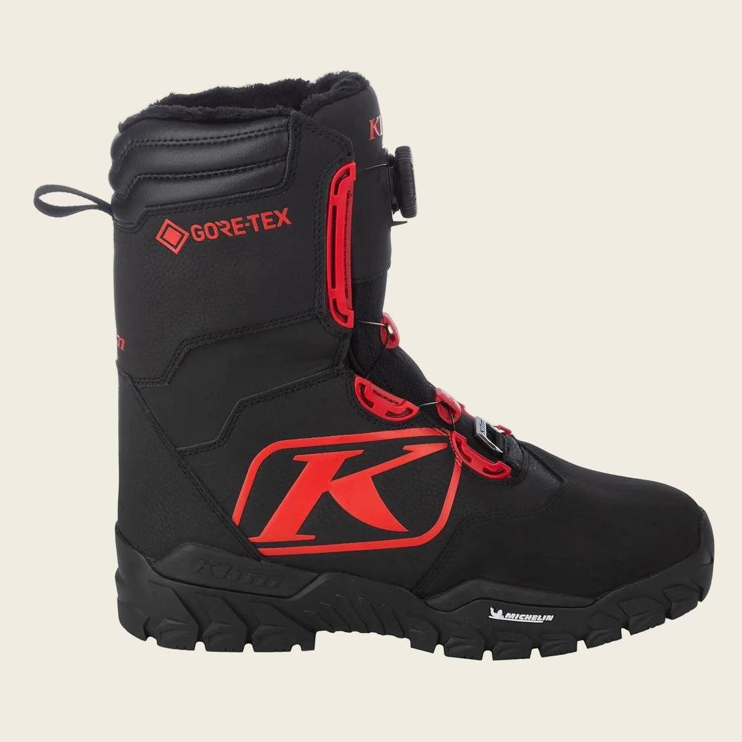 Klim Force GTX Boa Boot | Black - Fiery Red