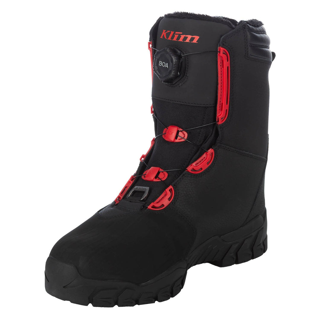 Klim Force GTX Boa Boot | Black - Fiery Red