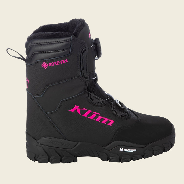 Klim Fierce GTX Boa Boot | Black - Pink Glo