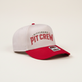 Bear Rock Pittsburg Pit Crew Hat | Red/Natural