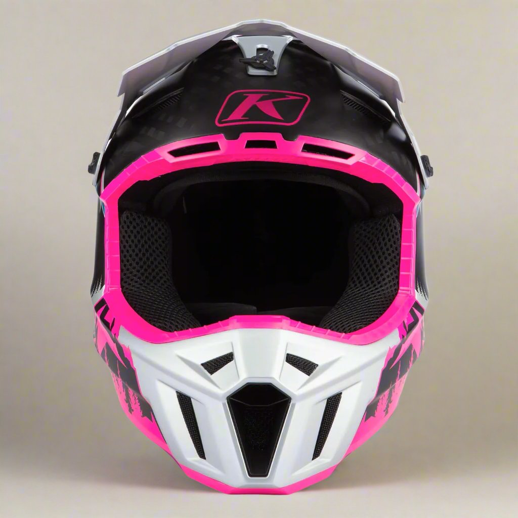 Klim F3 Carbon Helmet ECE DNA Pink - High Rise