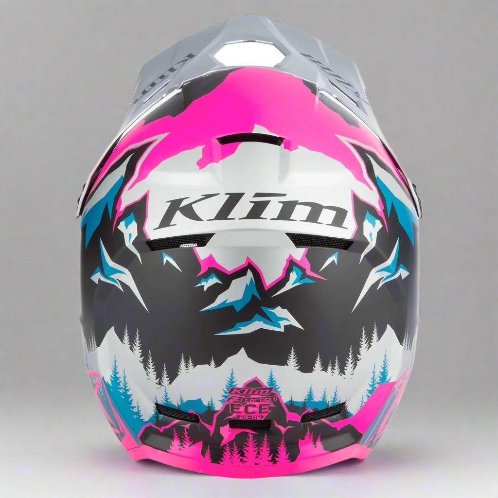 Klim F3 Carbon Helmet ECE DNA Pink - High Rise