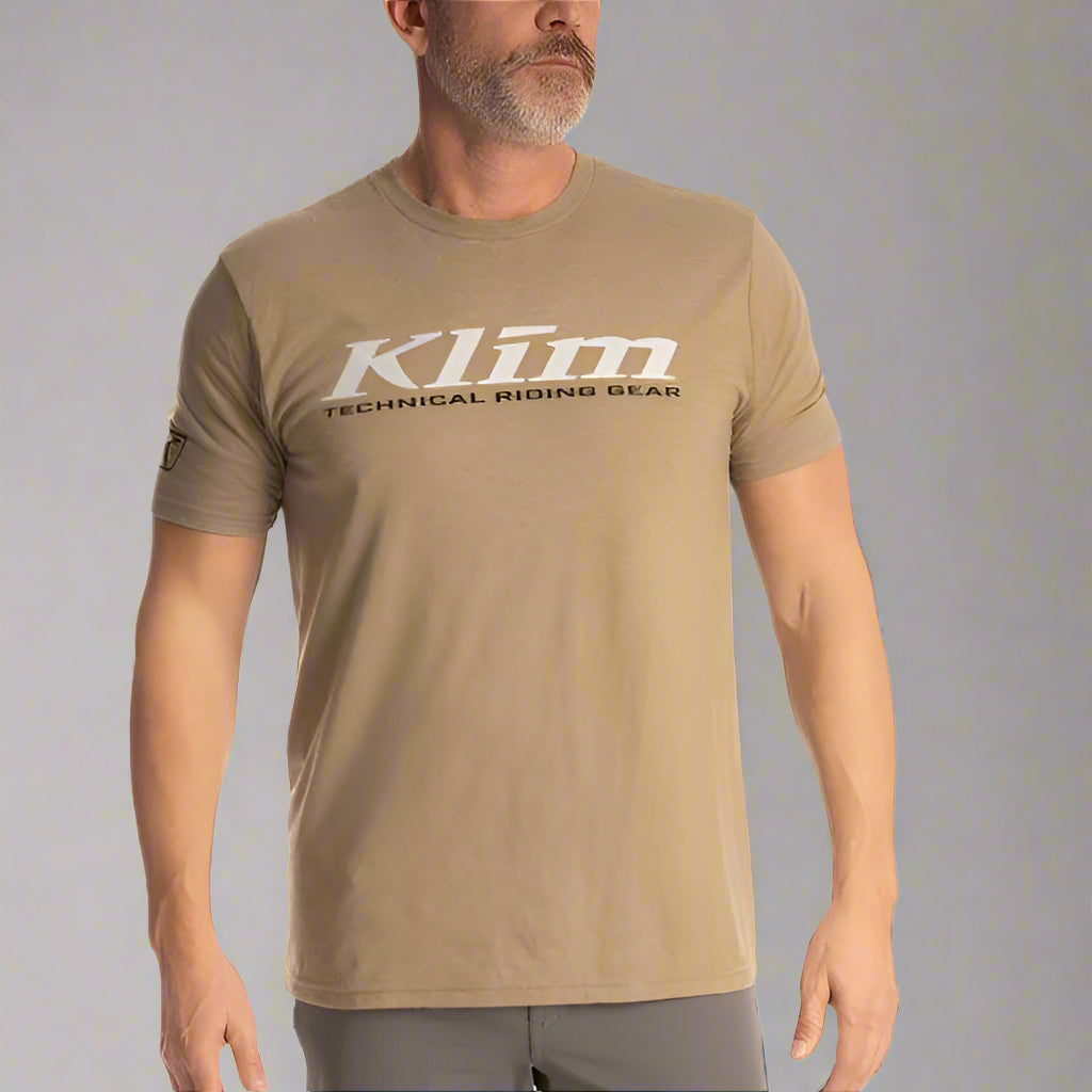 Klim K Corp SS T Men's Coyote Brown Heather - High-rise