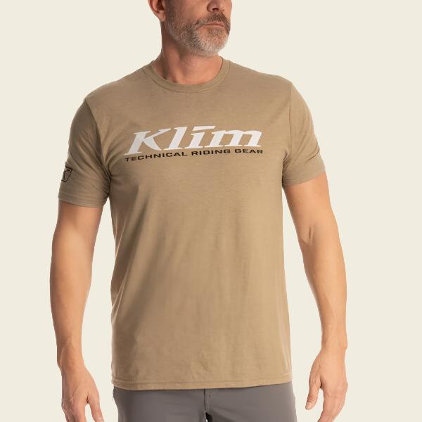 Klim K Corp SS T Men's Coyote Brown Heather - High-rise