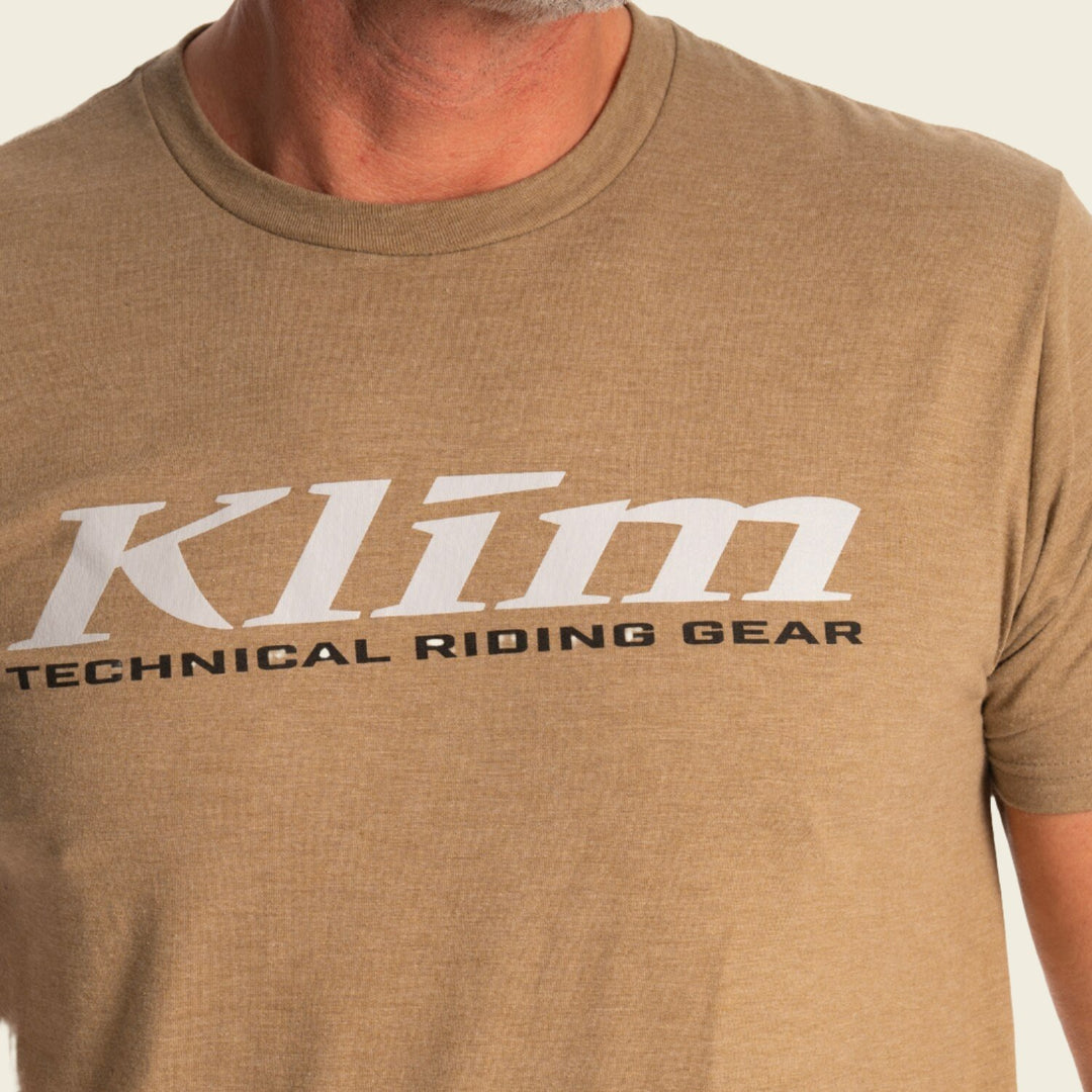 Klim K Corp SS T Men's Coyote Brown Heather - High-rise