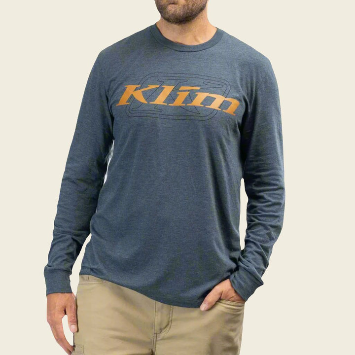 Klim K Corp LS T Navry Frost Golden Brown 