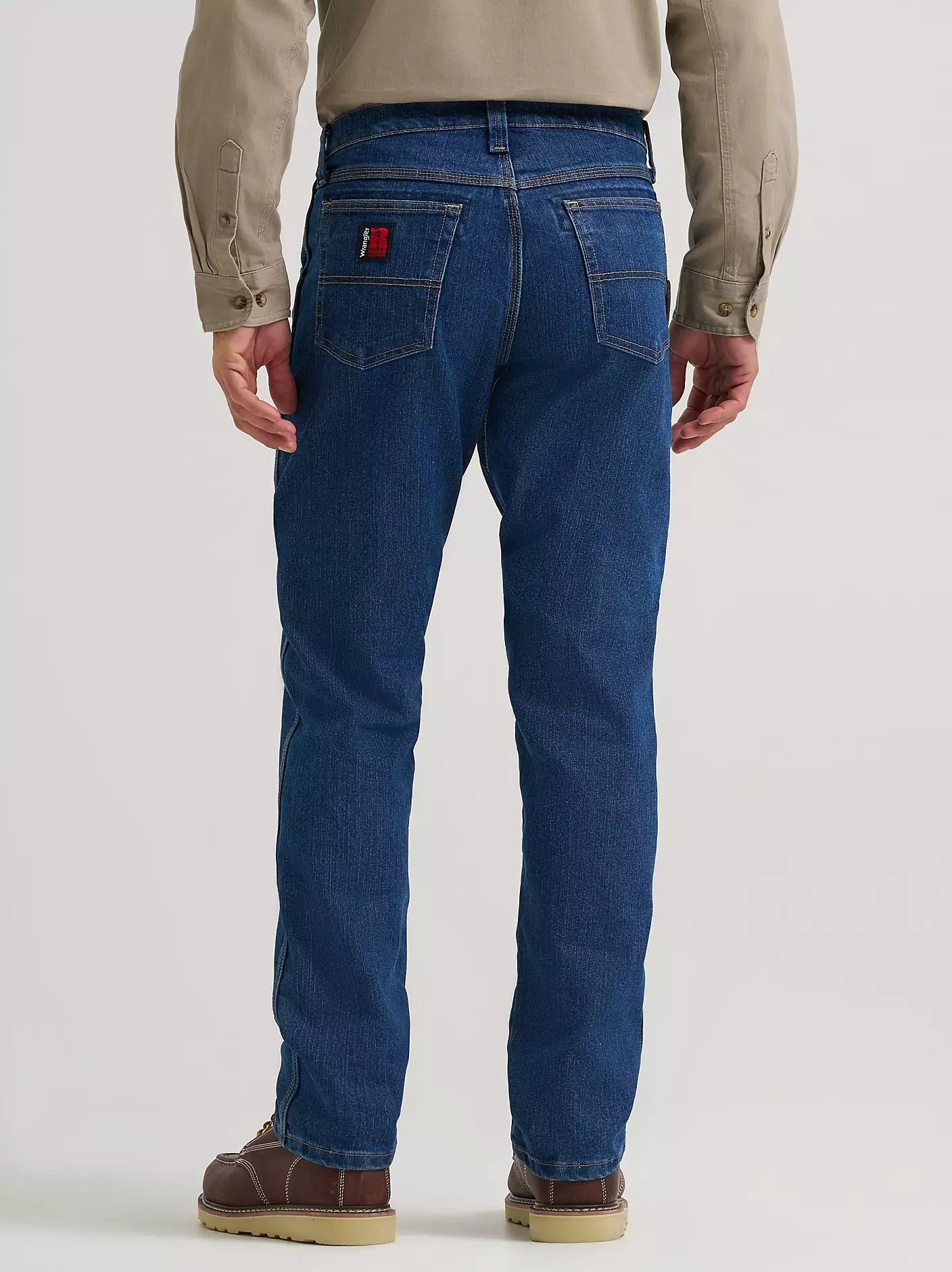 Wrangler RIGGS Workwear Advanced Comfort Five Pocket Jean | Mid Stone