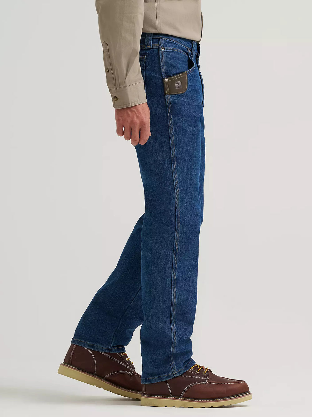 Wrangler RIGGS Workwear Advanced Comfort Five Pocket Jean | Mid Stone