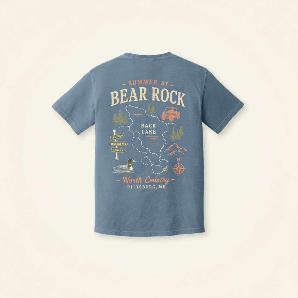 Bear Rock Summer at Bear Rock Tee | Blue Jean