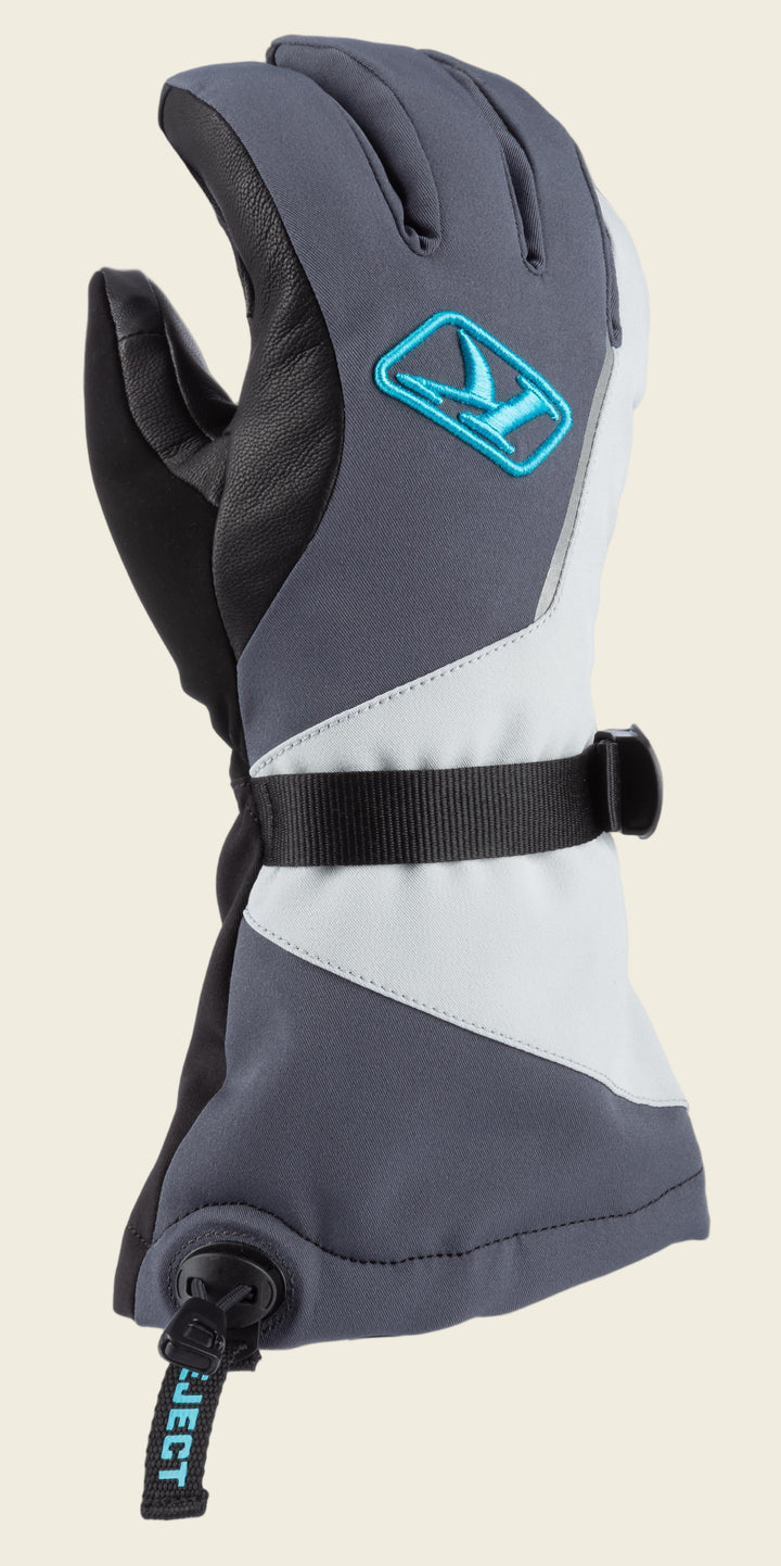 Klim Allure Glove | Asphalt - Scuba Blue