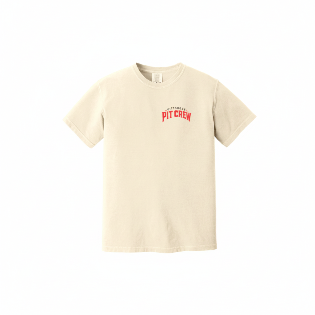 Bear Rock Pittsburg Pit Crew Tee | Ivory