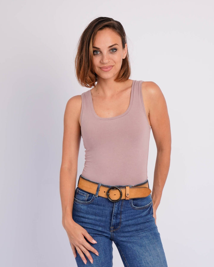 Pip | Vintage Full-Grain Leather Belt | Cognac