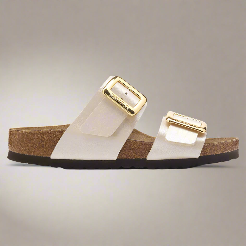 Sydney Luxe Buckle | Birko-Flor Patent | Graceful Pearl White
