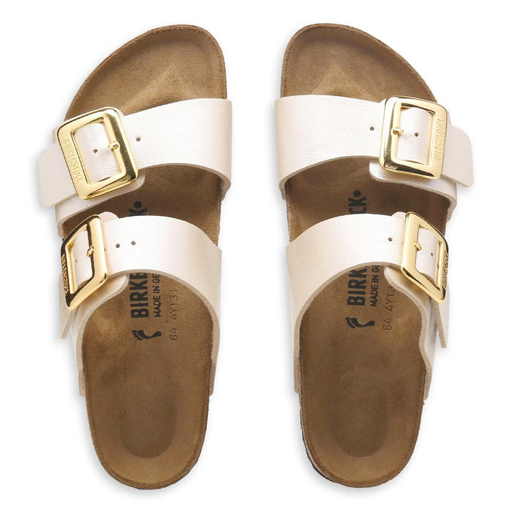 Sydney Luxe Buckle | Birko-Flor Patent | Graceful Pearl White