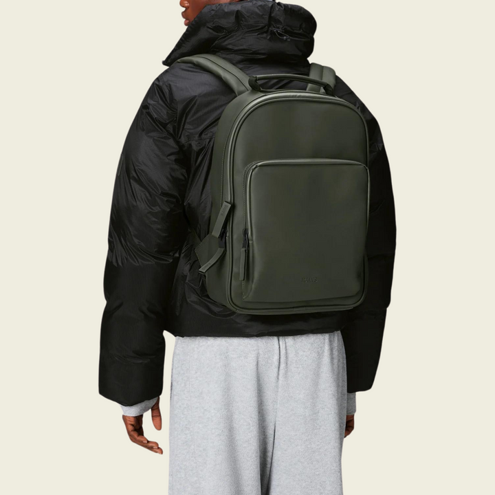 Rains Book Daypack Green