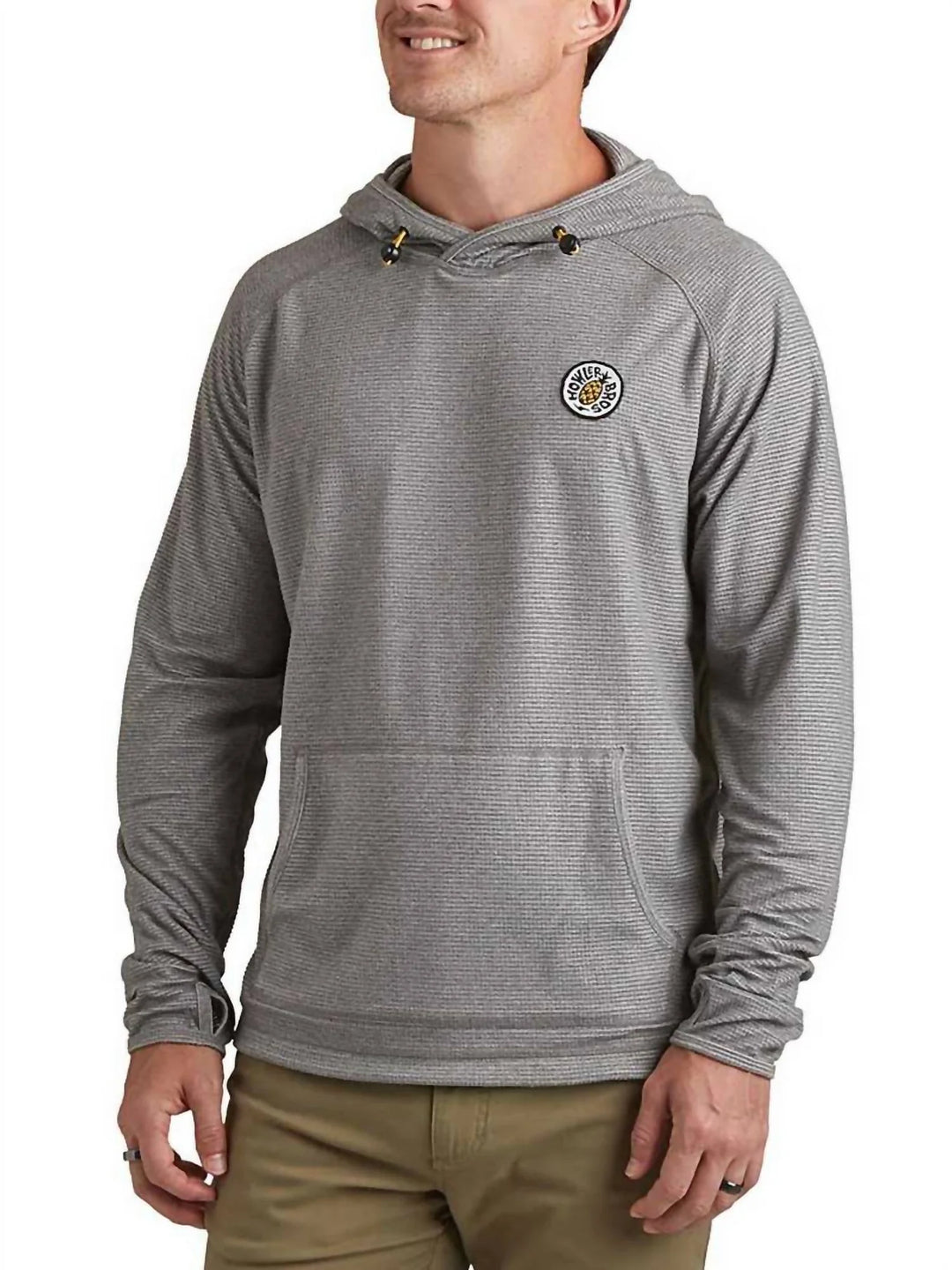 Howler Brothers Palo Duro Fleece Hoodie | Deep Grey Heather