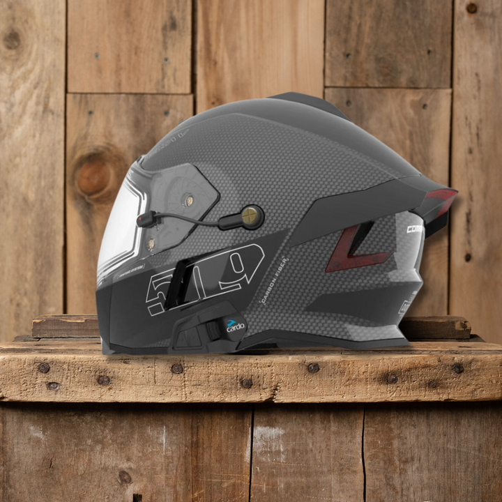 509 Delta V Carbon Commander Helmet Legacy Color - Back