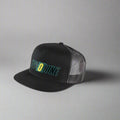509 Five O Nine Flat Billed Trucker Hat in Black