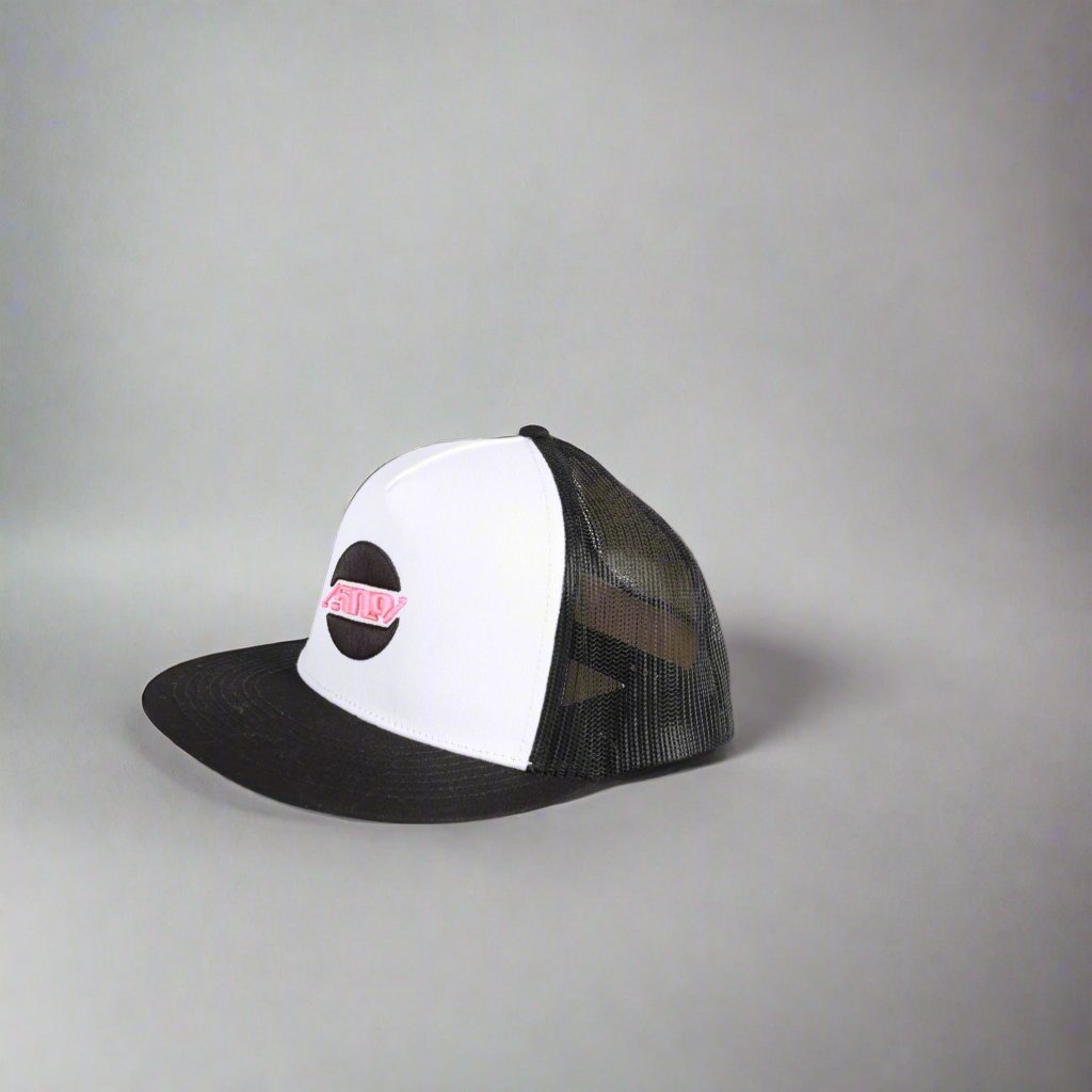 509 Five O Nine Flat Billed Trucker Hat in Sci Fi White