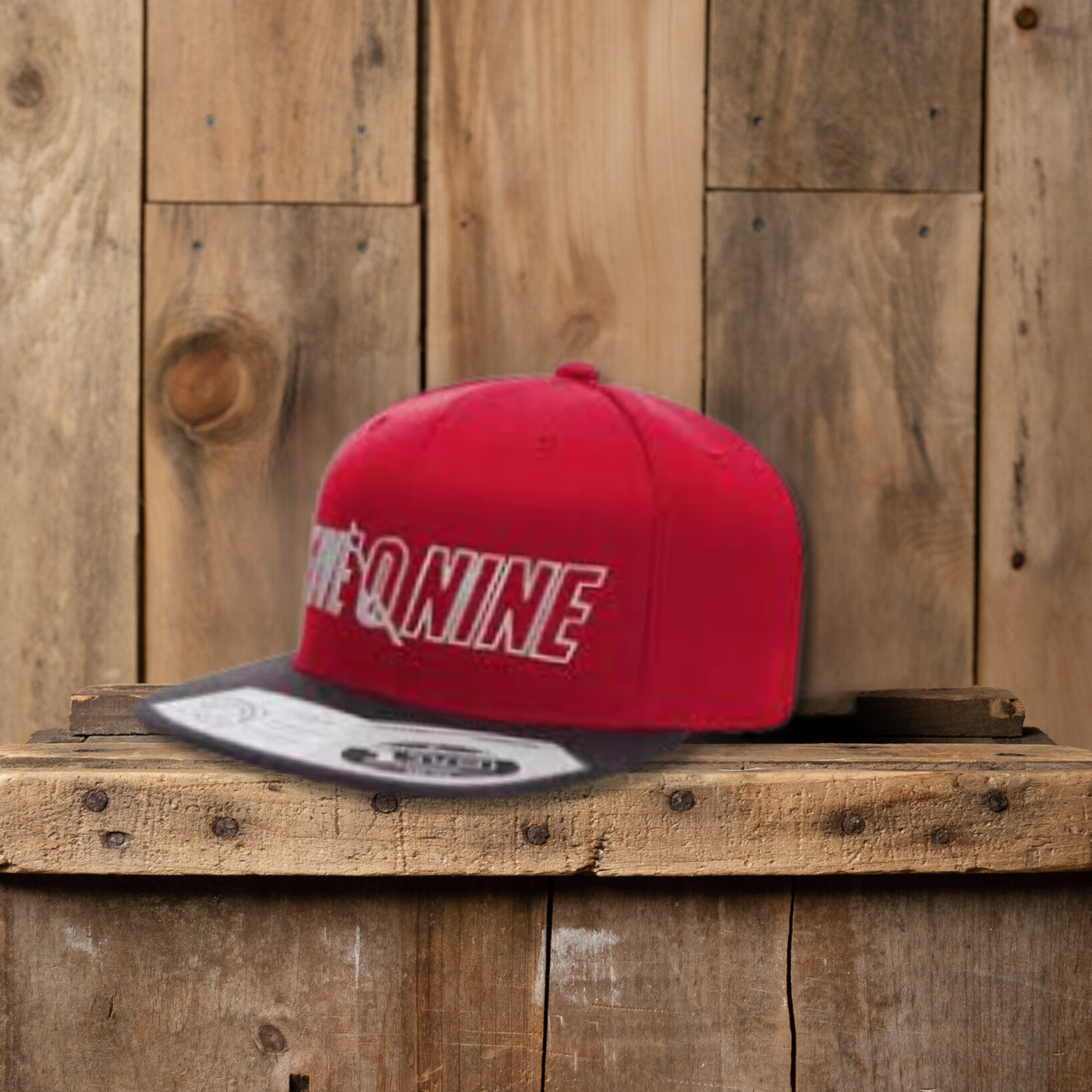 509 Flat Brim CVT Snapback Hat Red