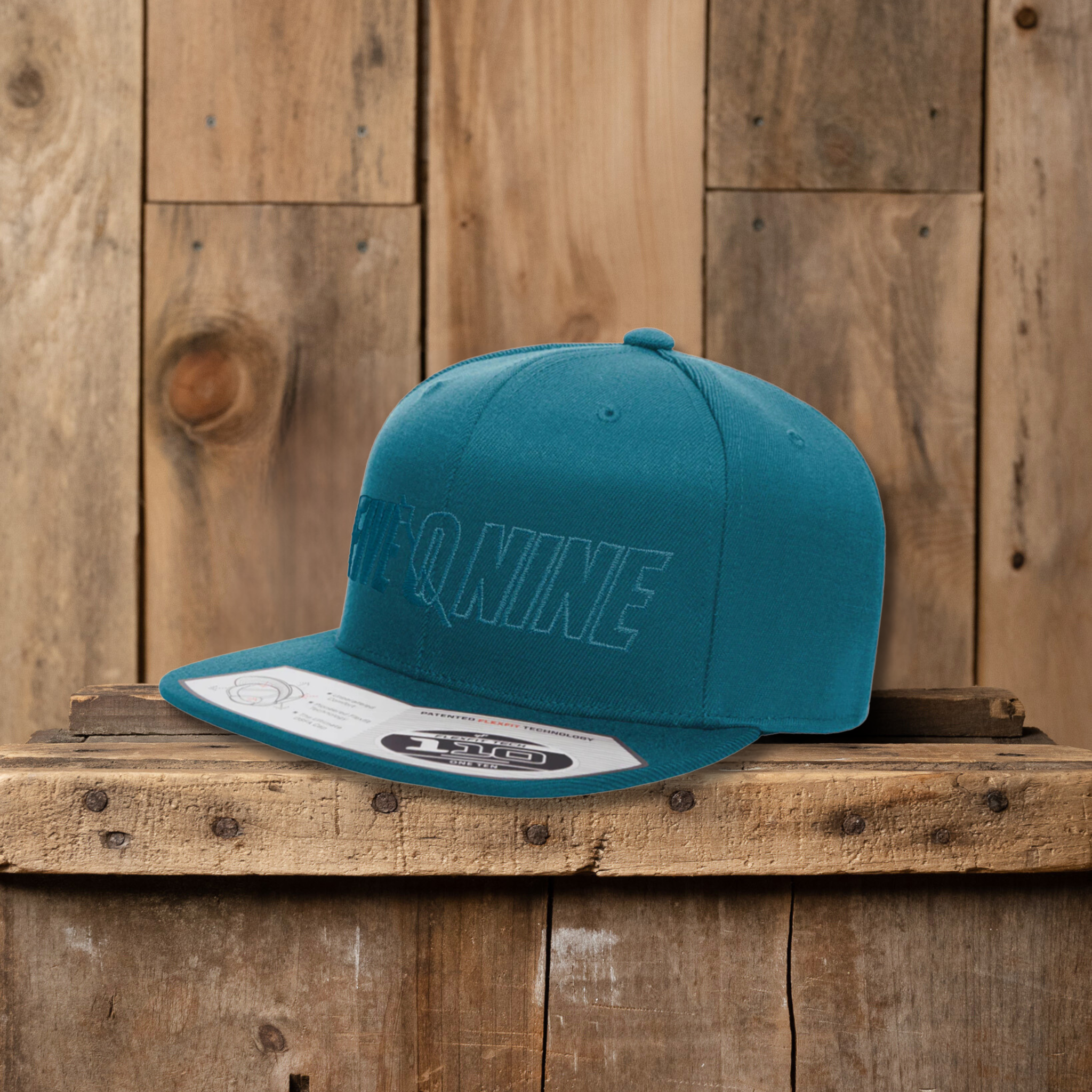 509 Flat Brim CVT Snapback Hat Sharkskin