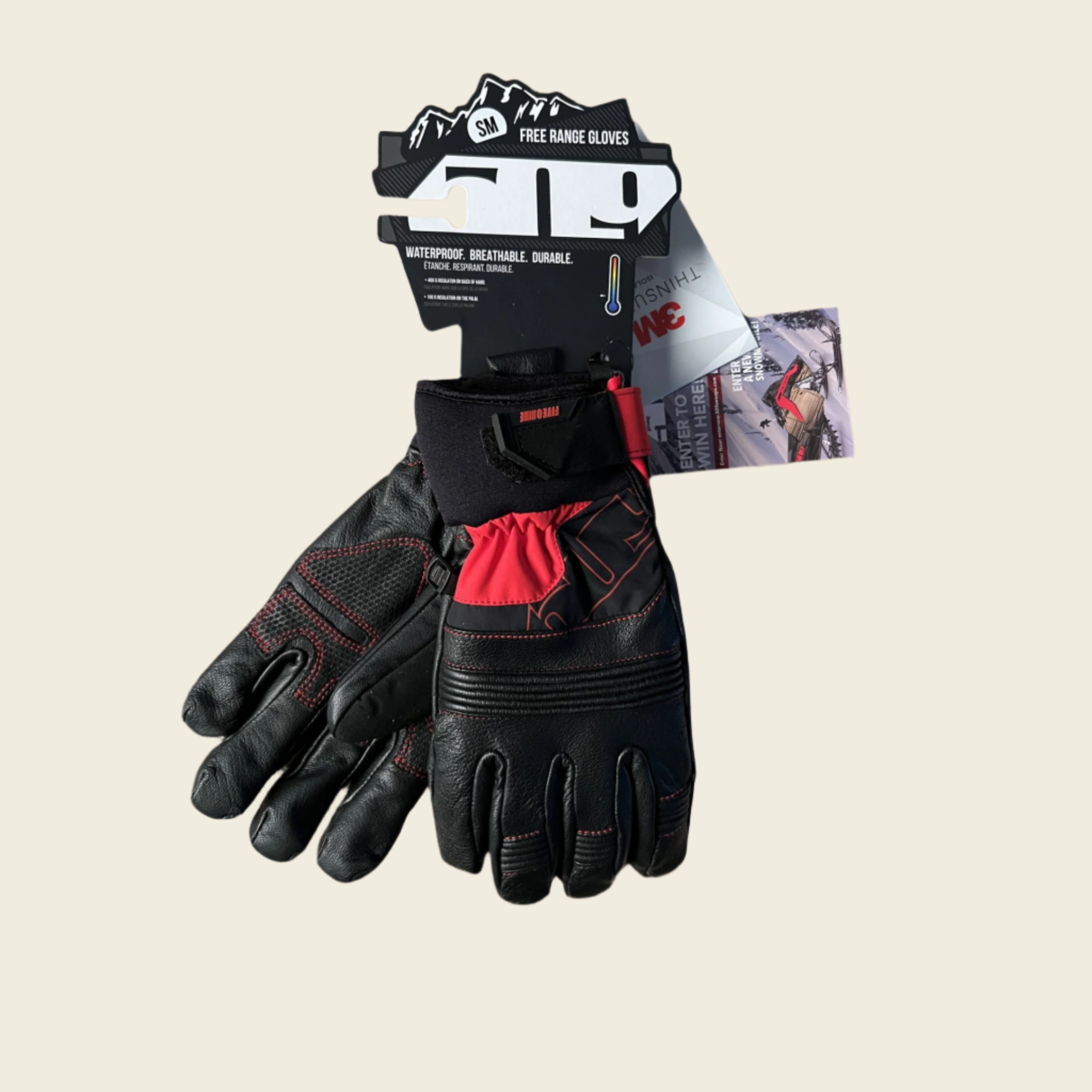 509 Free Range Gloves | Racing Red
