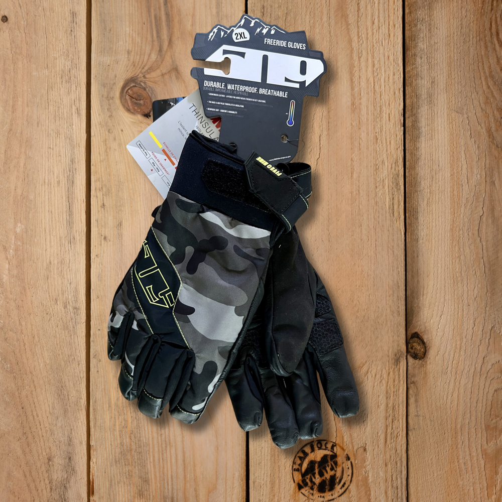 509 Freeride Gloves Black Camo