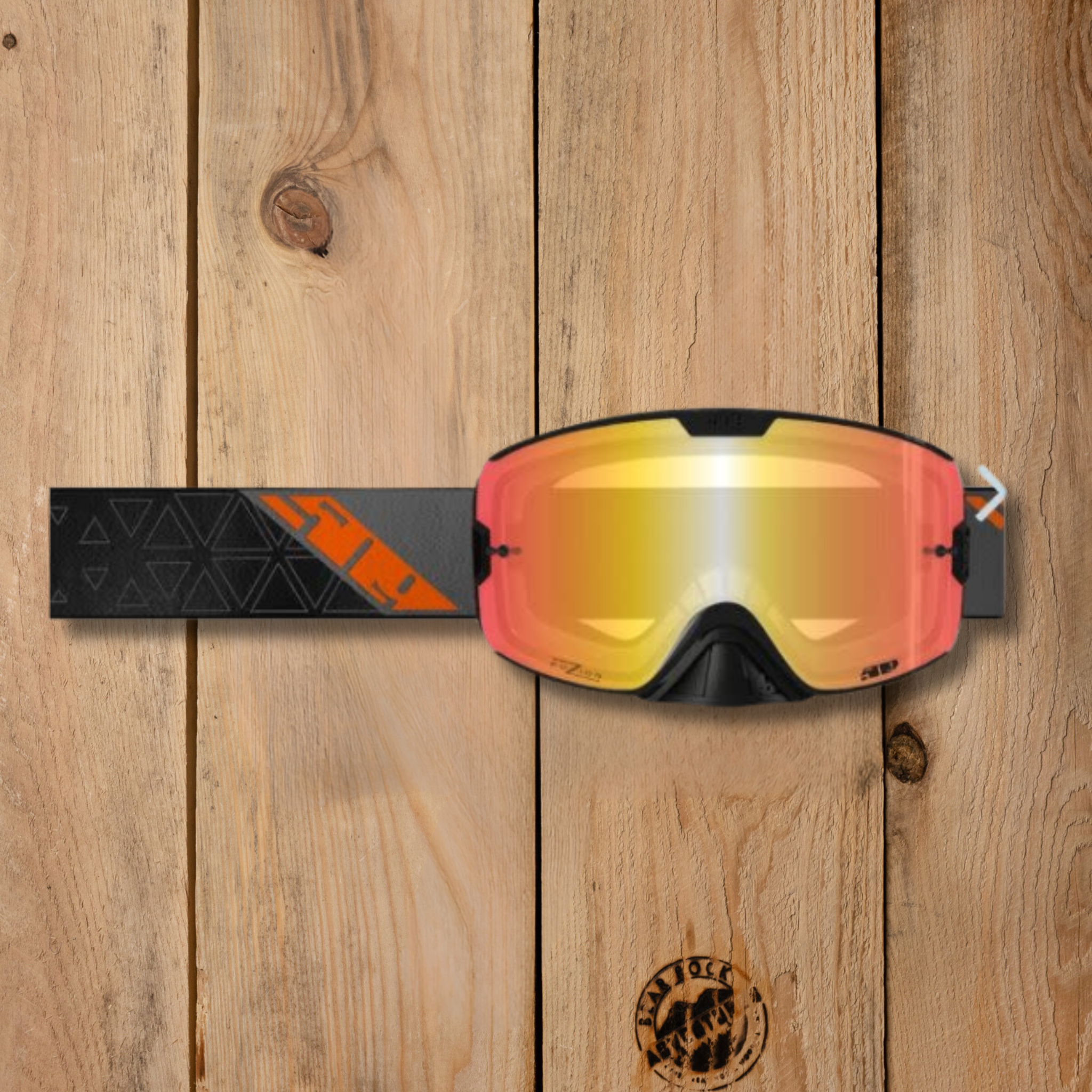 509 Kingpin Fuzion Offroad Goggle Black Fire hextant