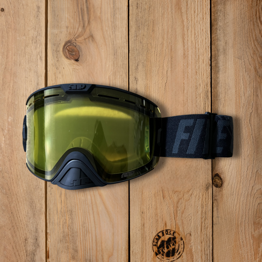 509 Kingpin Snow Goggles Black with Yellow 2019