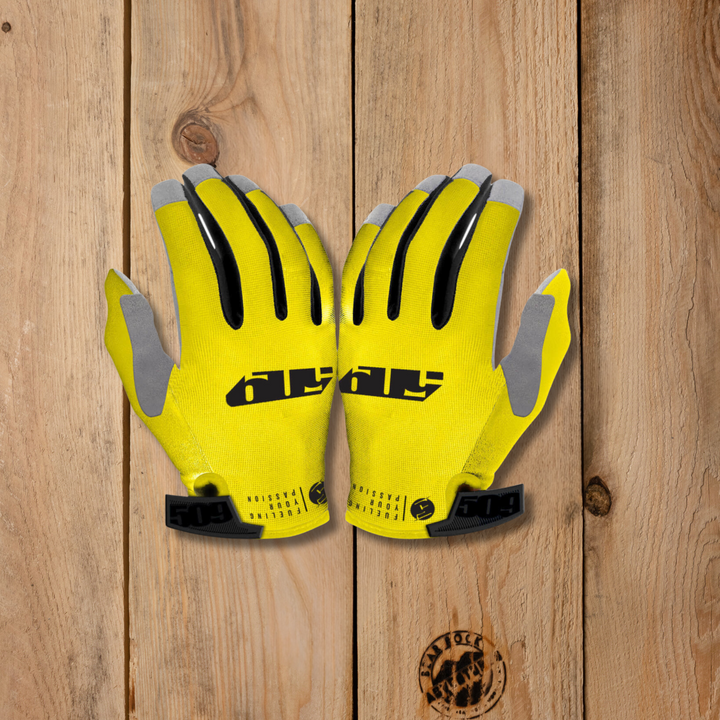 509 Low 5 Gloves Burst Yellow