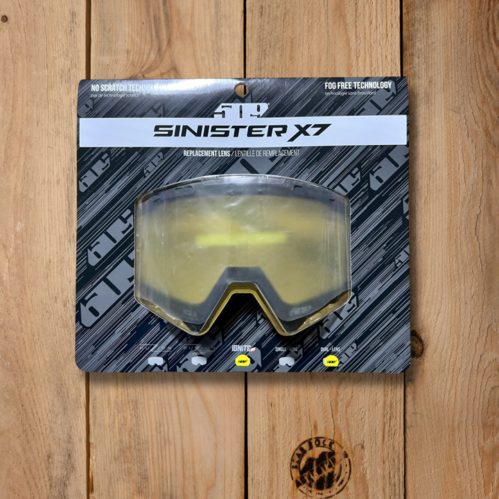 509 Sinister X7 Ignite S1 Lens Yellow HCS 