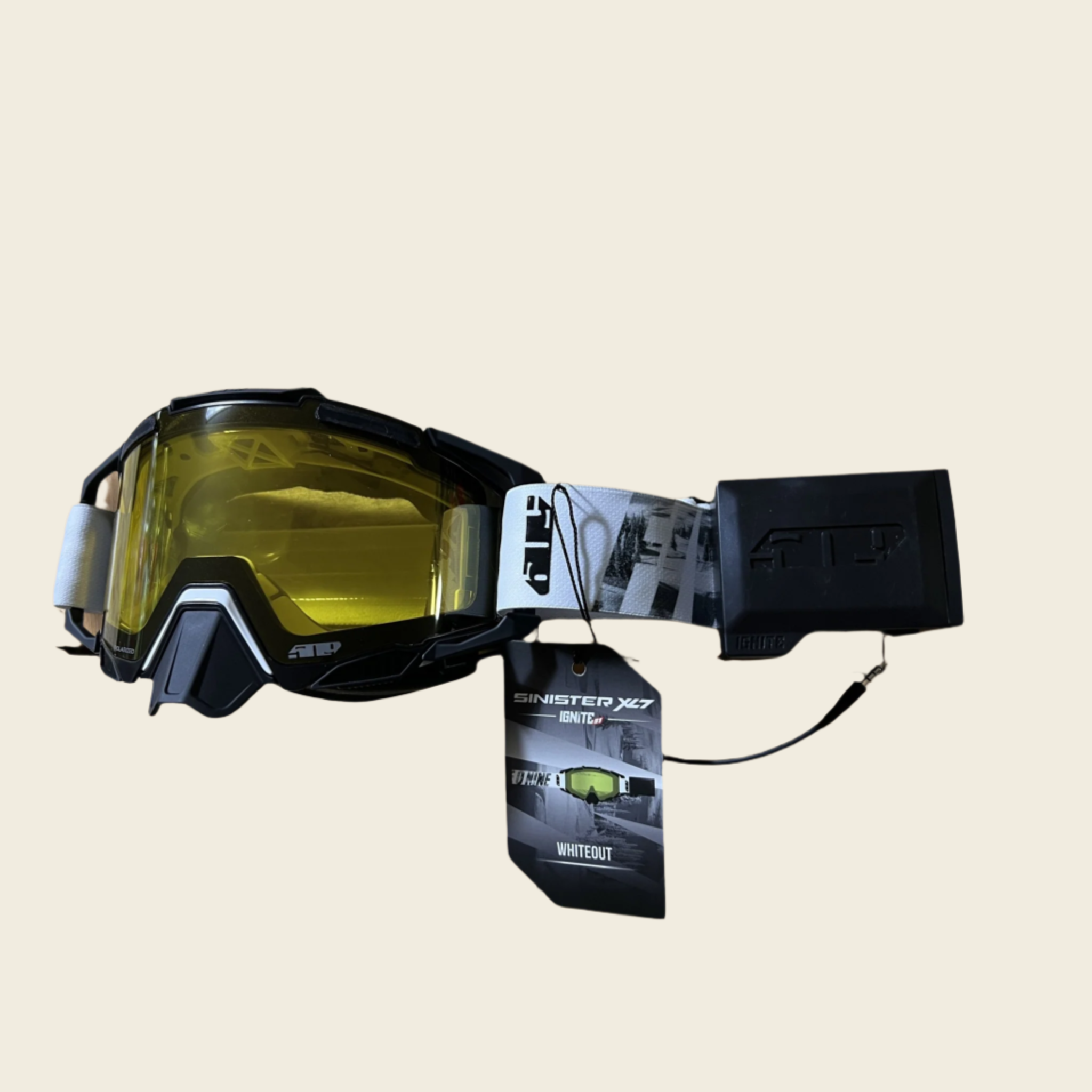 509 Sinister XL7 Ignite S1 Goggle Whiteout