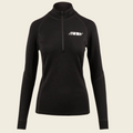 509 Womens FZN Merino 1-4 Zip Black