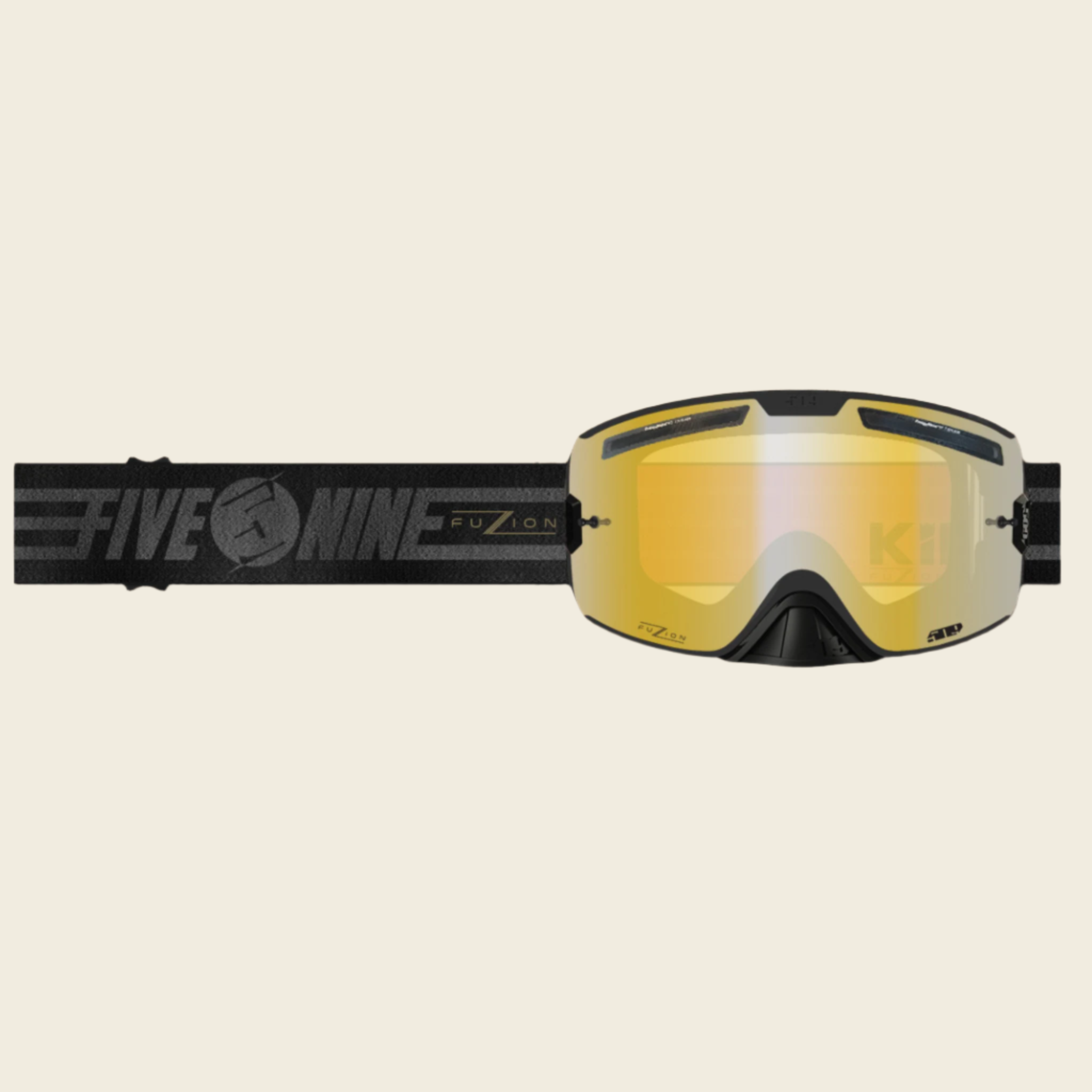 509 Kingpin Fuzion Flow Speedsta Gold Goggle
