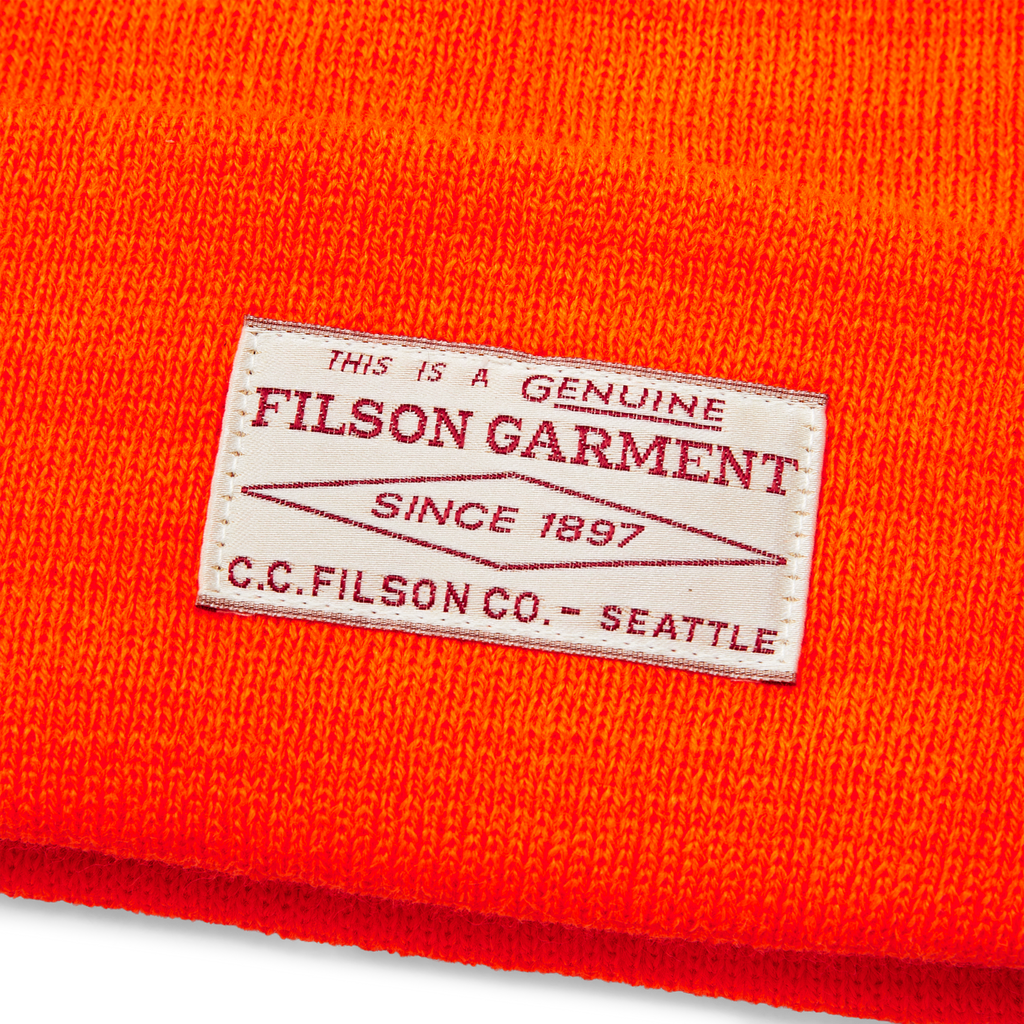 Filson Ballard Watch Cap - Blaze