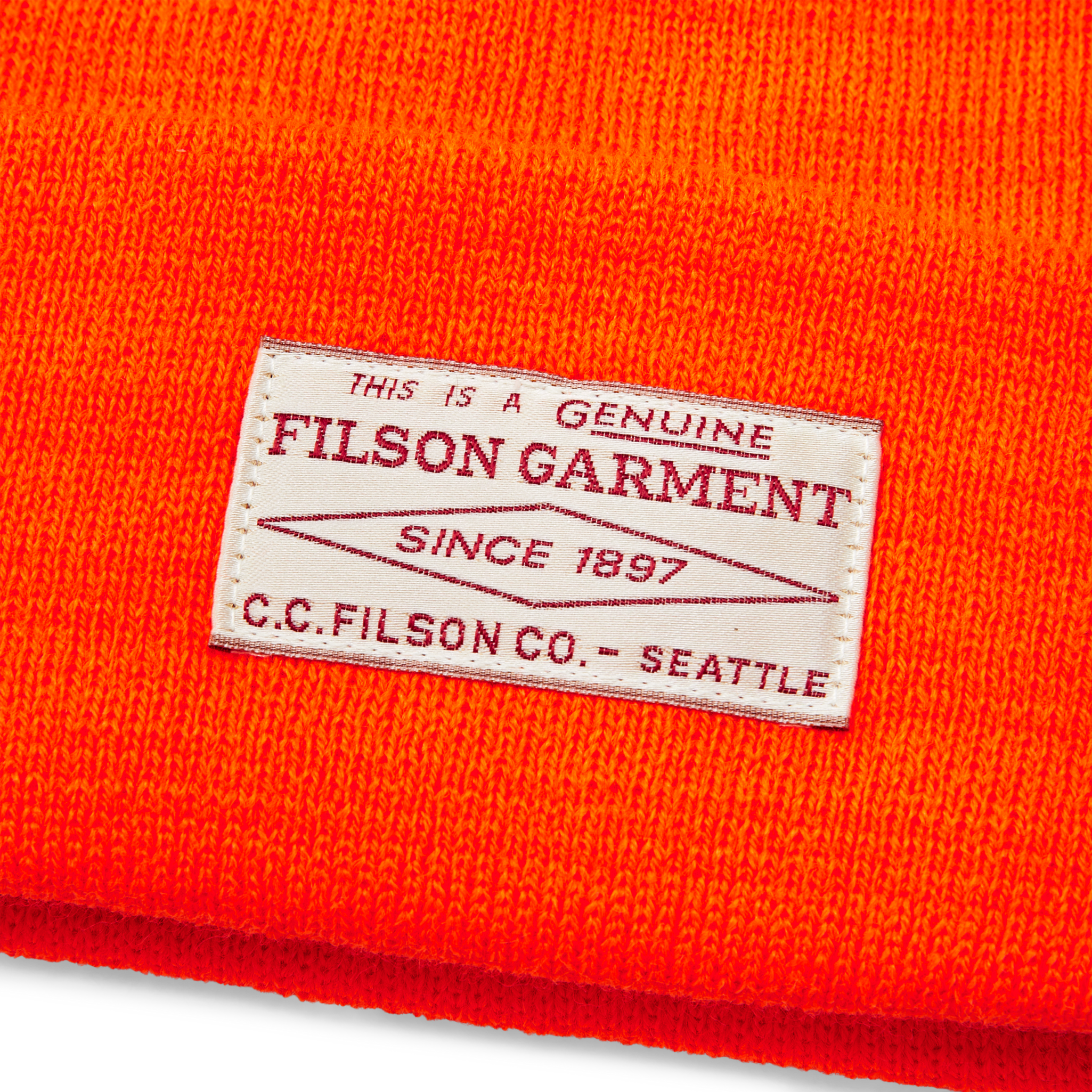 Filson Ballard Watch Cap - Blaze