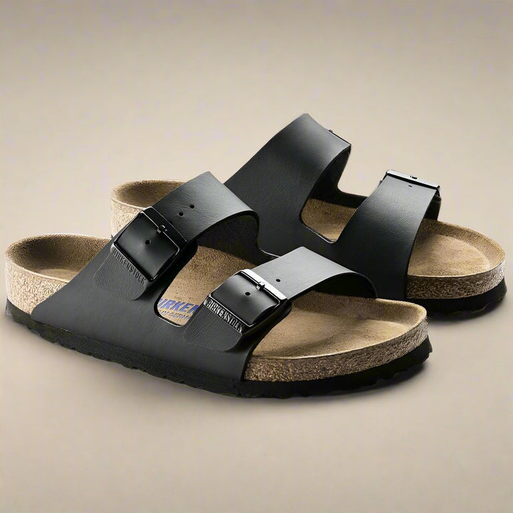 Birkenstock Arizona Soft Footbed Birko-Flor Sandal | Black