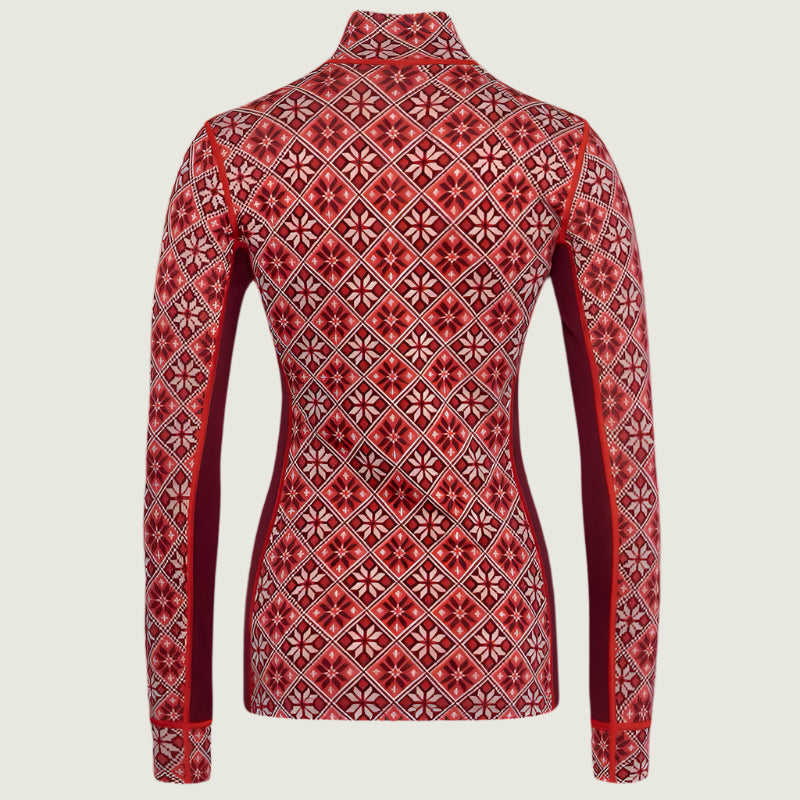 Kari Traa Edith Half Zip | Burgundy Red