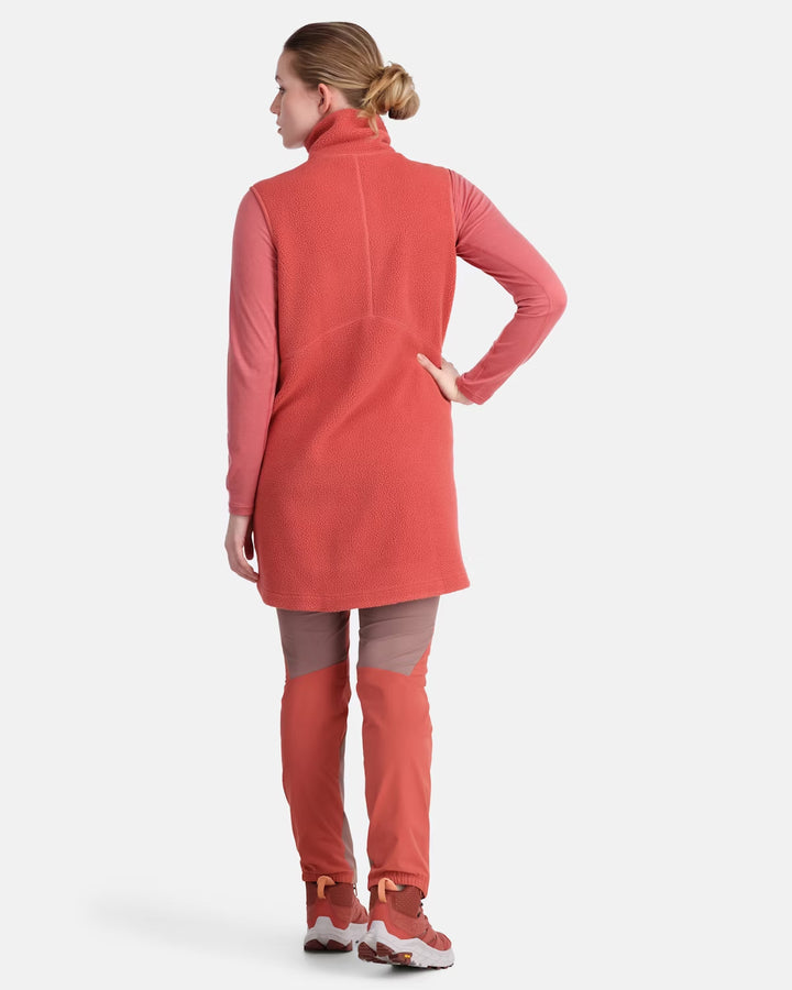 Kari Traa Sanne Pile Long Vest | Cedar