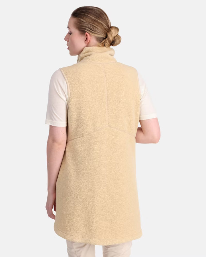 Kari Traa Sanne Pile Long Vest | Oat