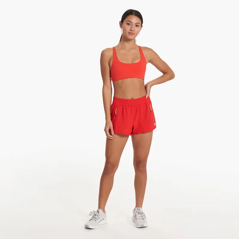 Vuori Women's Dash Short | Vermillion