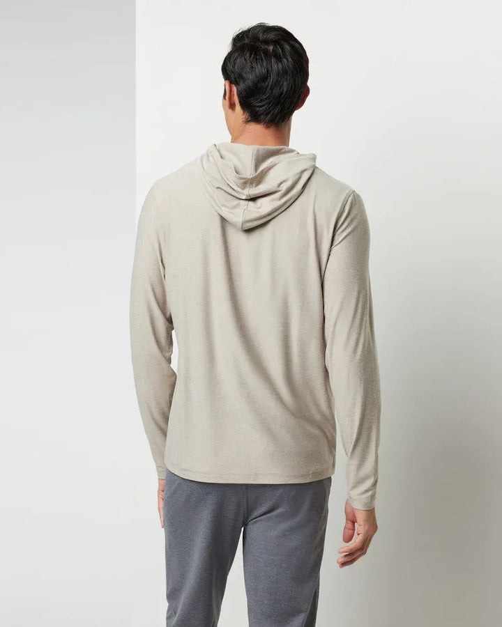 Vuori M's Strato Tech Hoodie | Toasted Heather